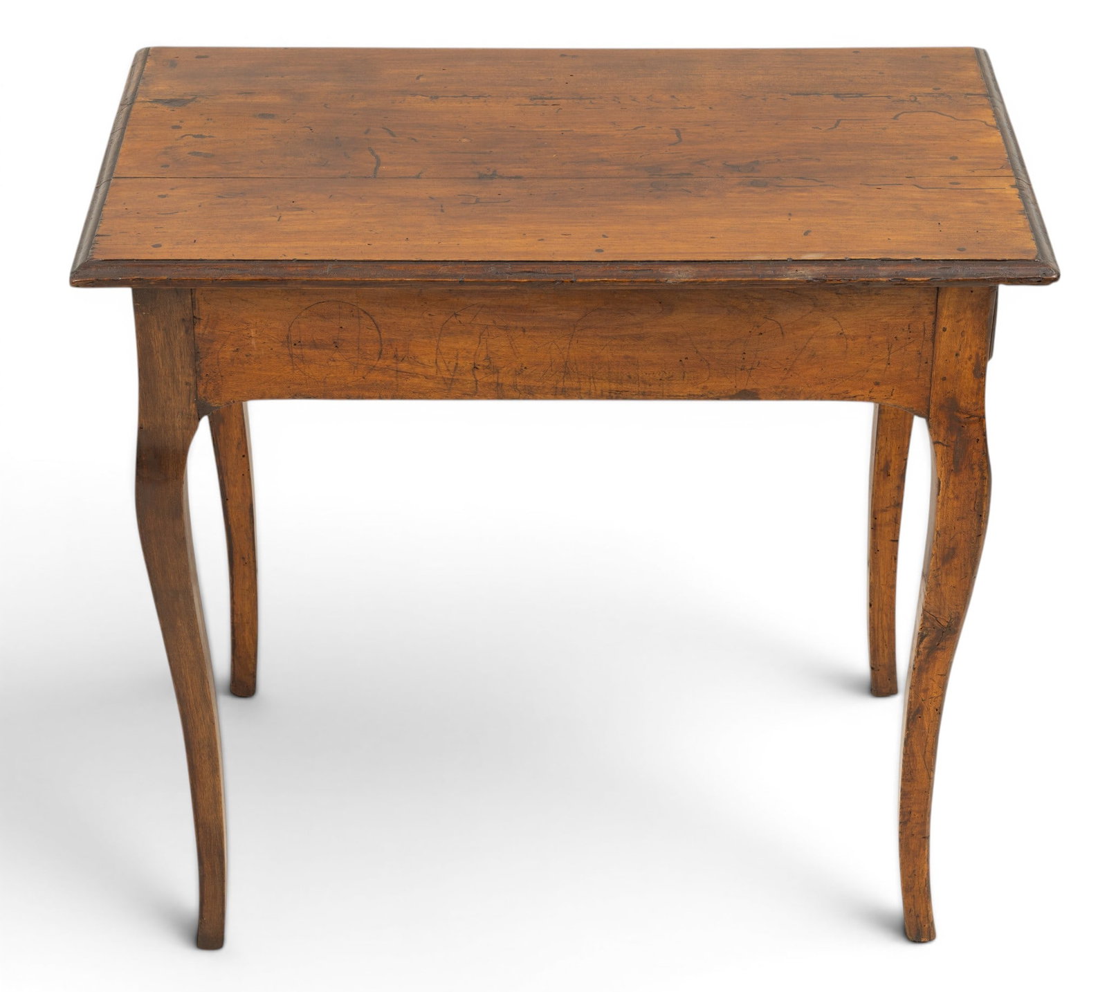 French Louis XV Style Walnut Side Table, Ca. 1800, H 23" W 15" Depth 26" (1 of 6)