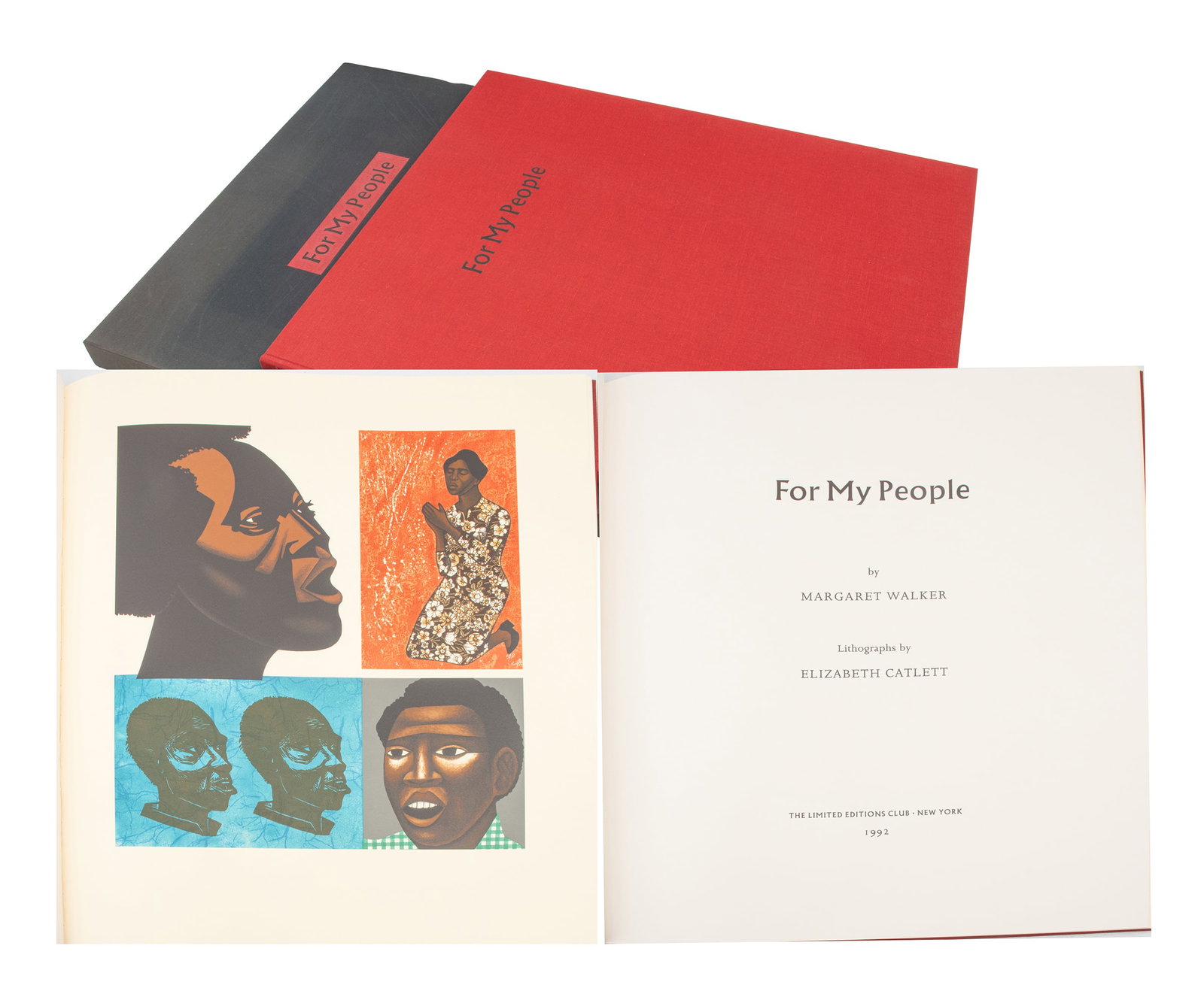 Elizabeth Catlett (American, 1925-2012) Poem by Margaret Walker (1915-1998) Lithographs in Colors on (1 of 10)
