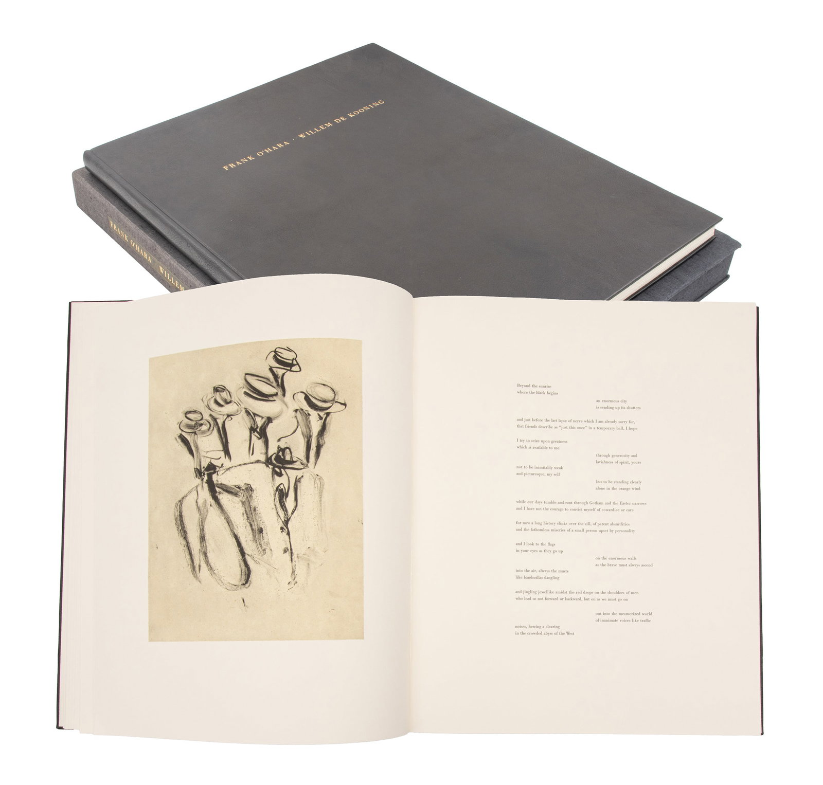 Willem De Kooning (American/Dutch, 1904-1997) Poems by Frank O'Hara 17 Lithographic Reproductions, (1 of 16)