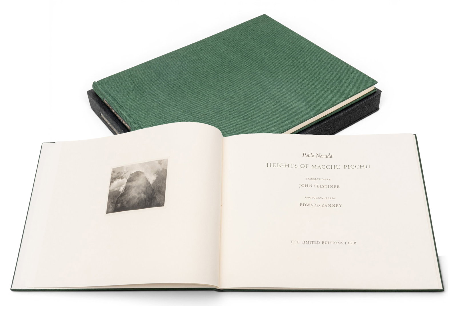 Pablo Neruda (Chilean, 1904-1973) Photogravures by Edward Ranney 'Heights of Macchu Picchu', H 12" W (1 of 11)