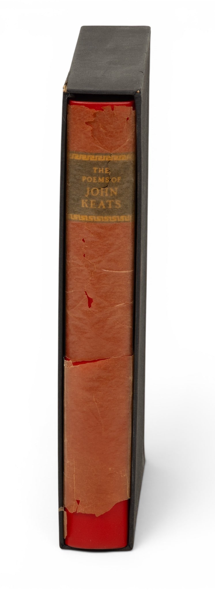 David Gentleman (British, B. 1930) Bound Book 1966, 'The Poems of John Keats', H 11.25" W 7" (1 of 8)