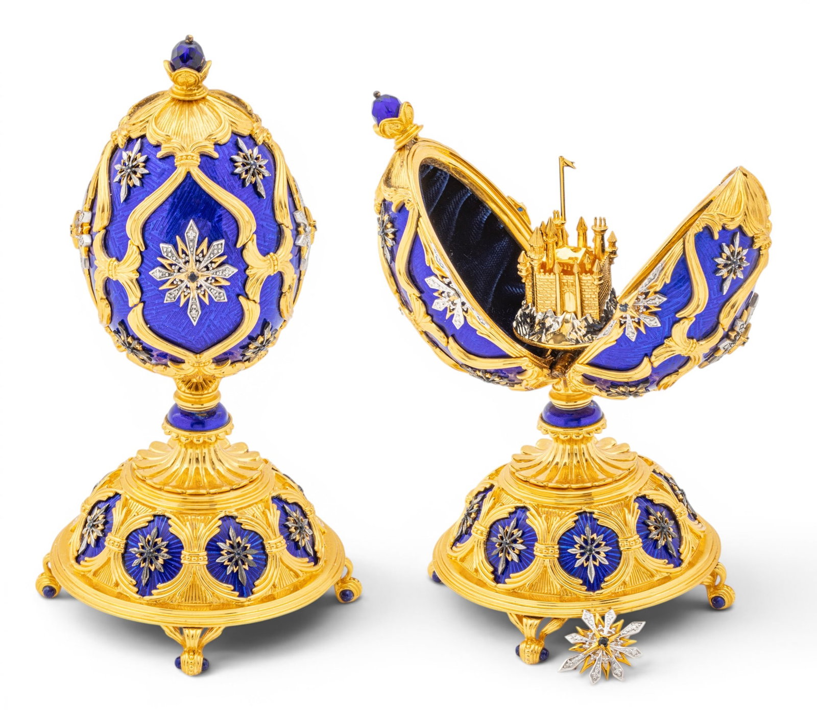 House of Igor Carl Fabergé, (Russian) Gold Plated Sterling Silver and Enamel 'The Star of the (1 of 11)