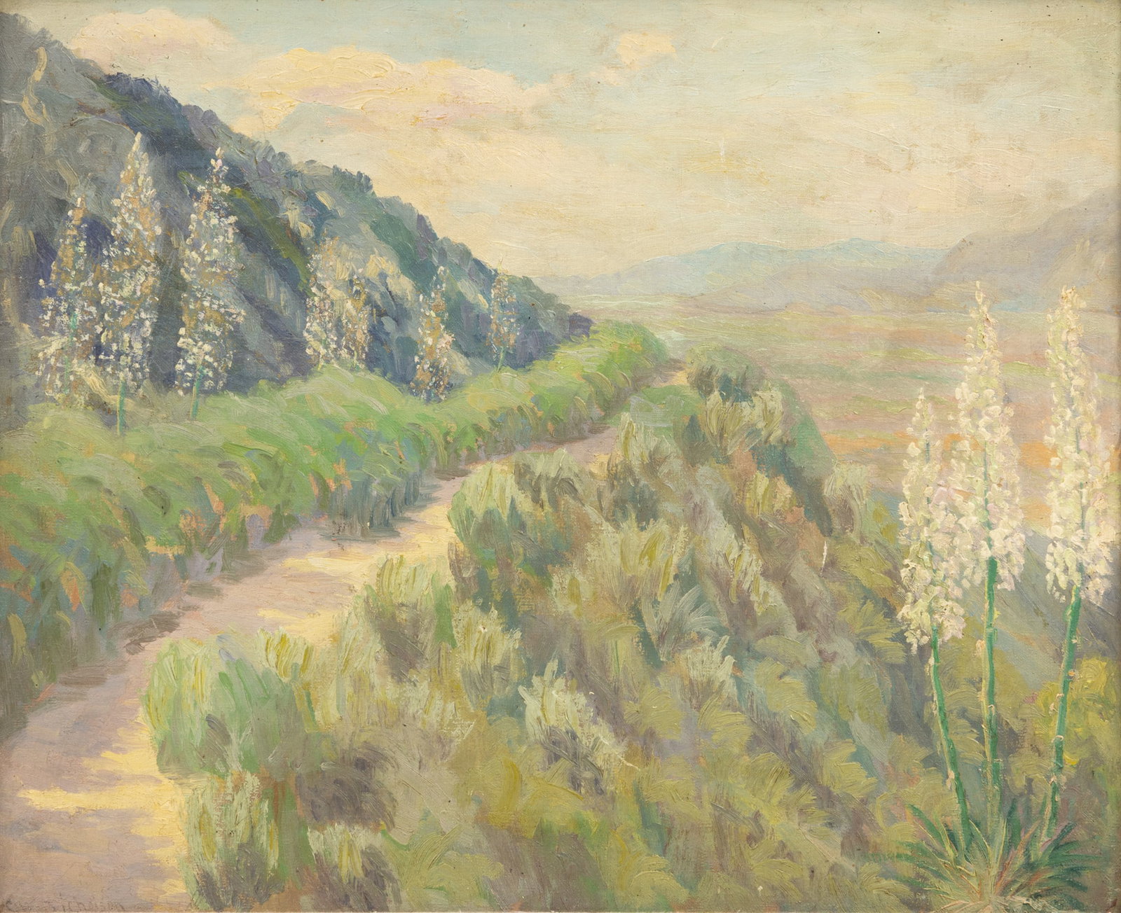 Charles Wesley Nicholson (American, 1886-1965) Oil on Canvas, Early 20th C., H 15.5" W 19.5" (1 of 5)