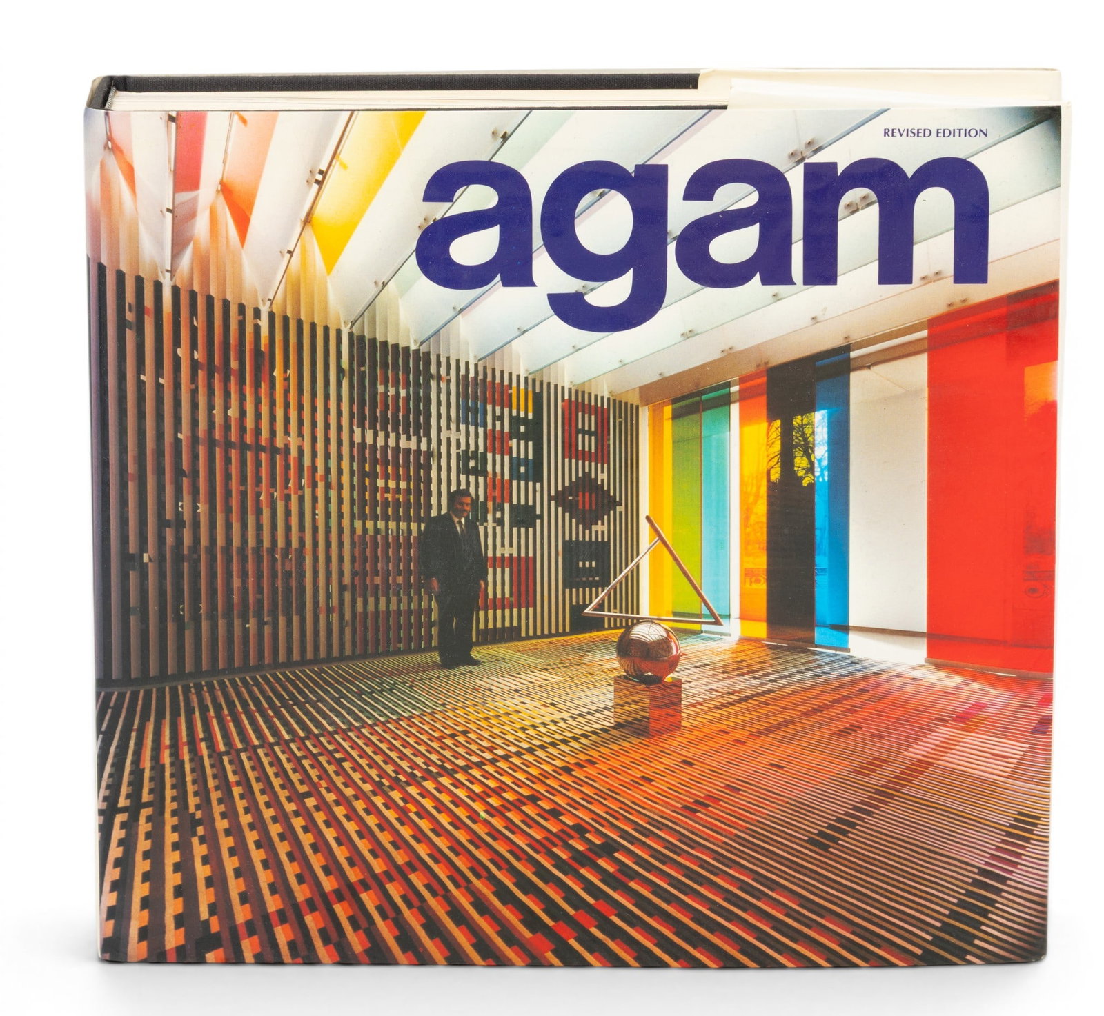 Yaacov Agam (Israeli, B. 1928) Text by Frank Popper, Revised Edition 1980, 'Agam', H 11" W 11.75" (1 of 6)