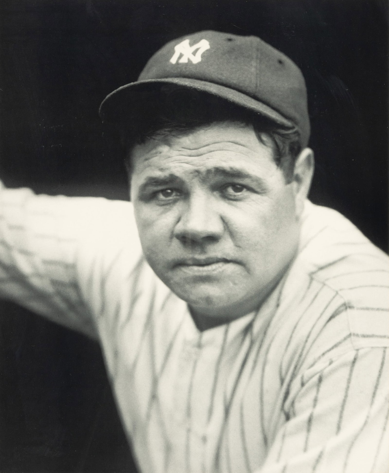After Charles Conlon (American) Offset Lithograph Portrait of Babe Ruth, 20th C., H 22" W 18" (1 of 6)