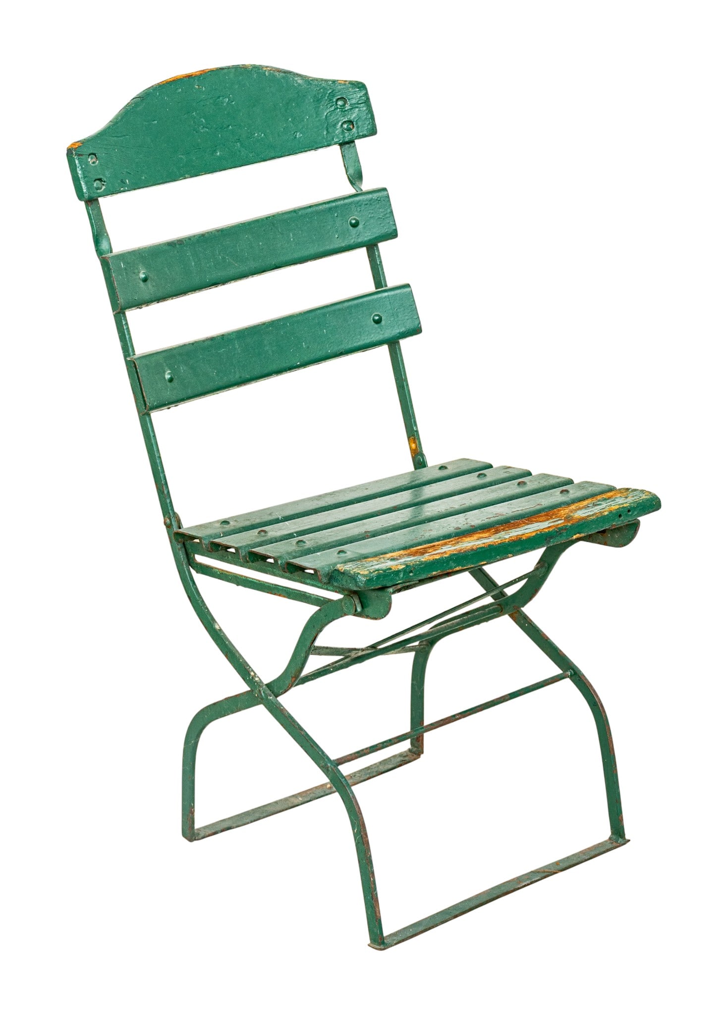 Briggs Stadium Detroit Tigers Iron and Wood Seat 20th C., H 34" W 16" Depth 18" (1 of 8)