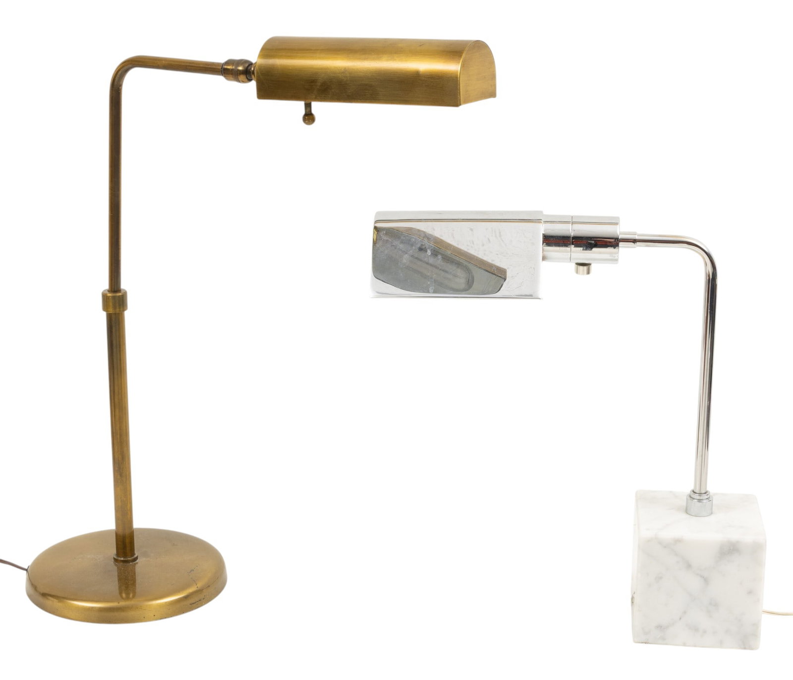Koch and Lowy Style Adjustable Table Lamps, Ca. Mid 20th C., 2 PCS (1 of 4)