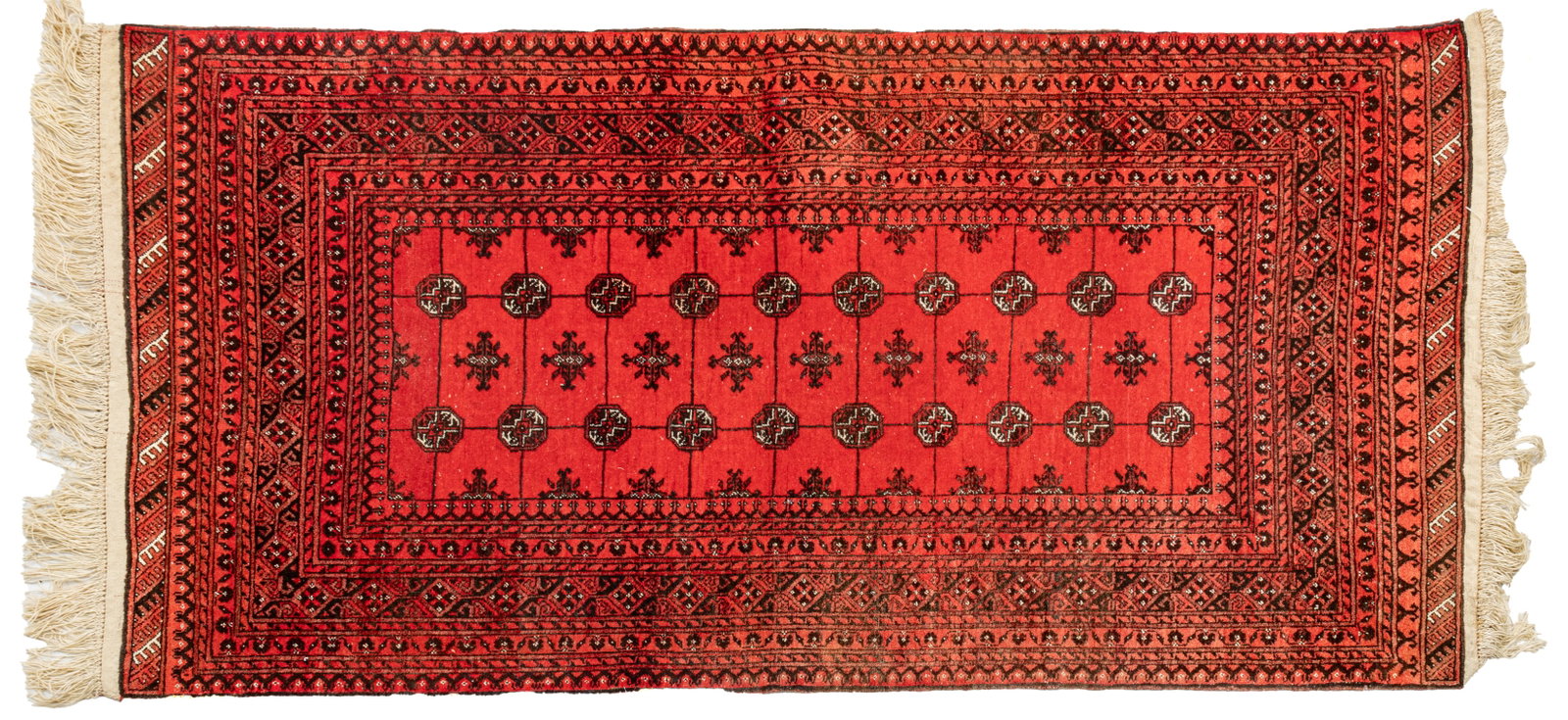 Bokhara (Pakistan) Hand Knotted Rug W 3' 4" L 6' 7" (1 of 5)