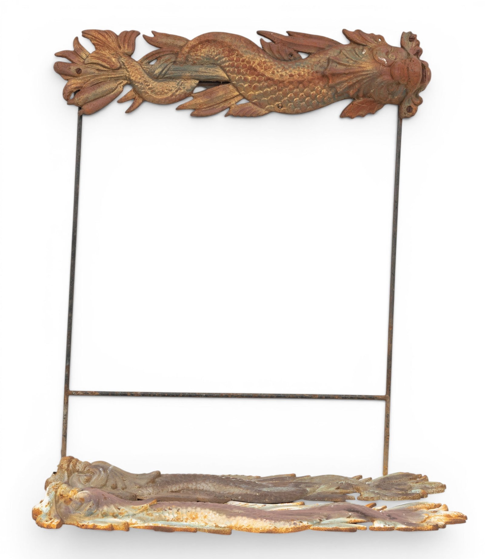 Set of Three Cast Iron Wall Fountain Plaques H 37" W 8" Depth 3" 3 PCS (1 of 7)