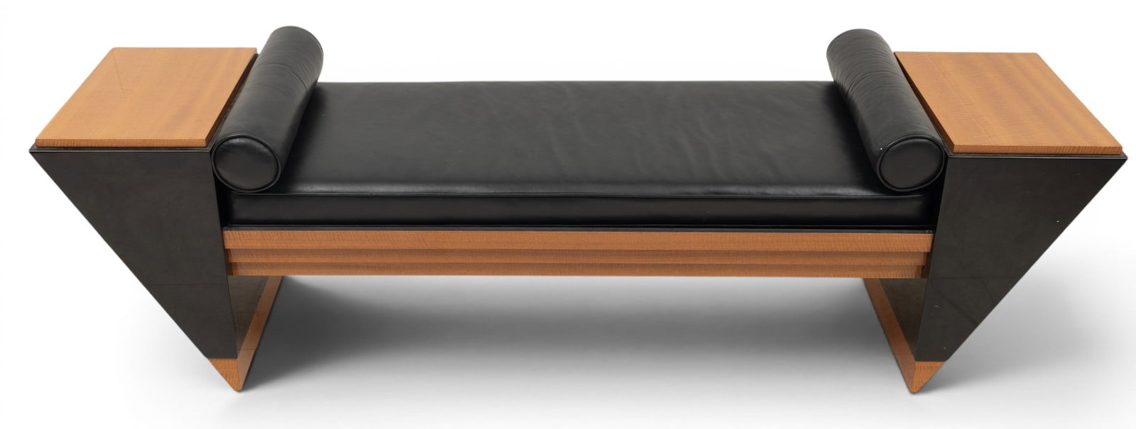 Lee Weitzman Modern Leather "Diva "Divan Bench H 23" L 78" Depth 21" (1 of 4)