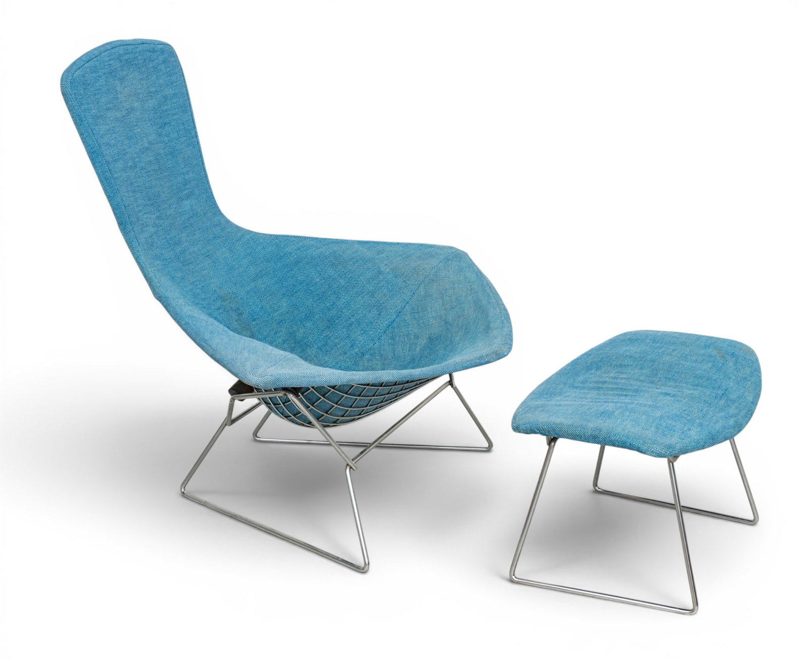 Harry Bertoia (American, 1915-1978) for Knoll Bird Chair and Ottoman, Ca. 1961-1970, 2 PCS (1 of 11)