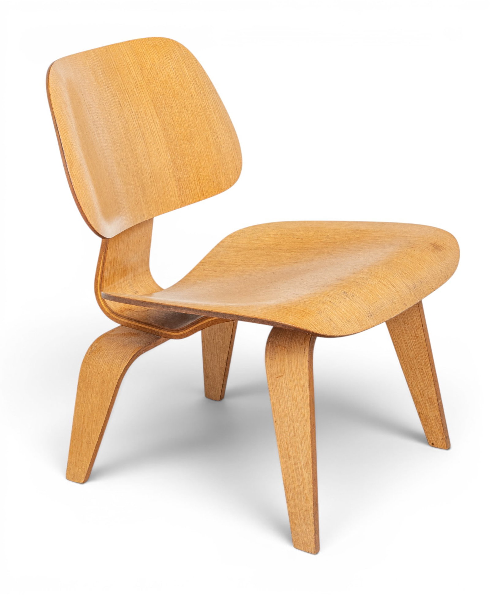 Charles and Ray Eames for Herman Miller (American) Molded Plywood LCW Potato Chip Chair, Ca. (1 of 8)