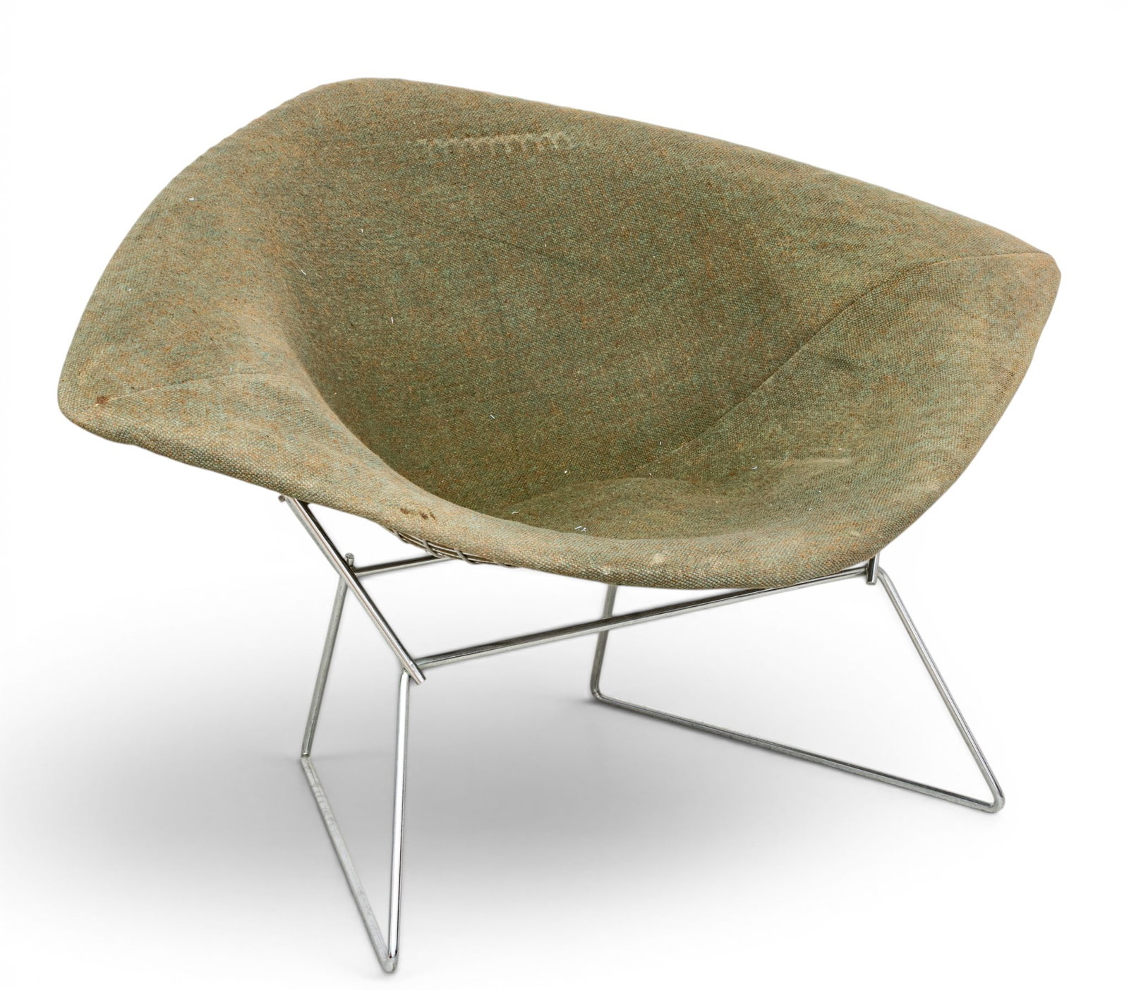 Eero Saarinen (Finnish-American, 1910-1961) for Knoll Diamond Chair, Ca. 1961-1970, H 28" W 44" (1 of 8)