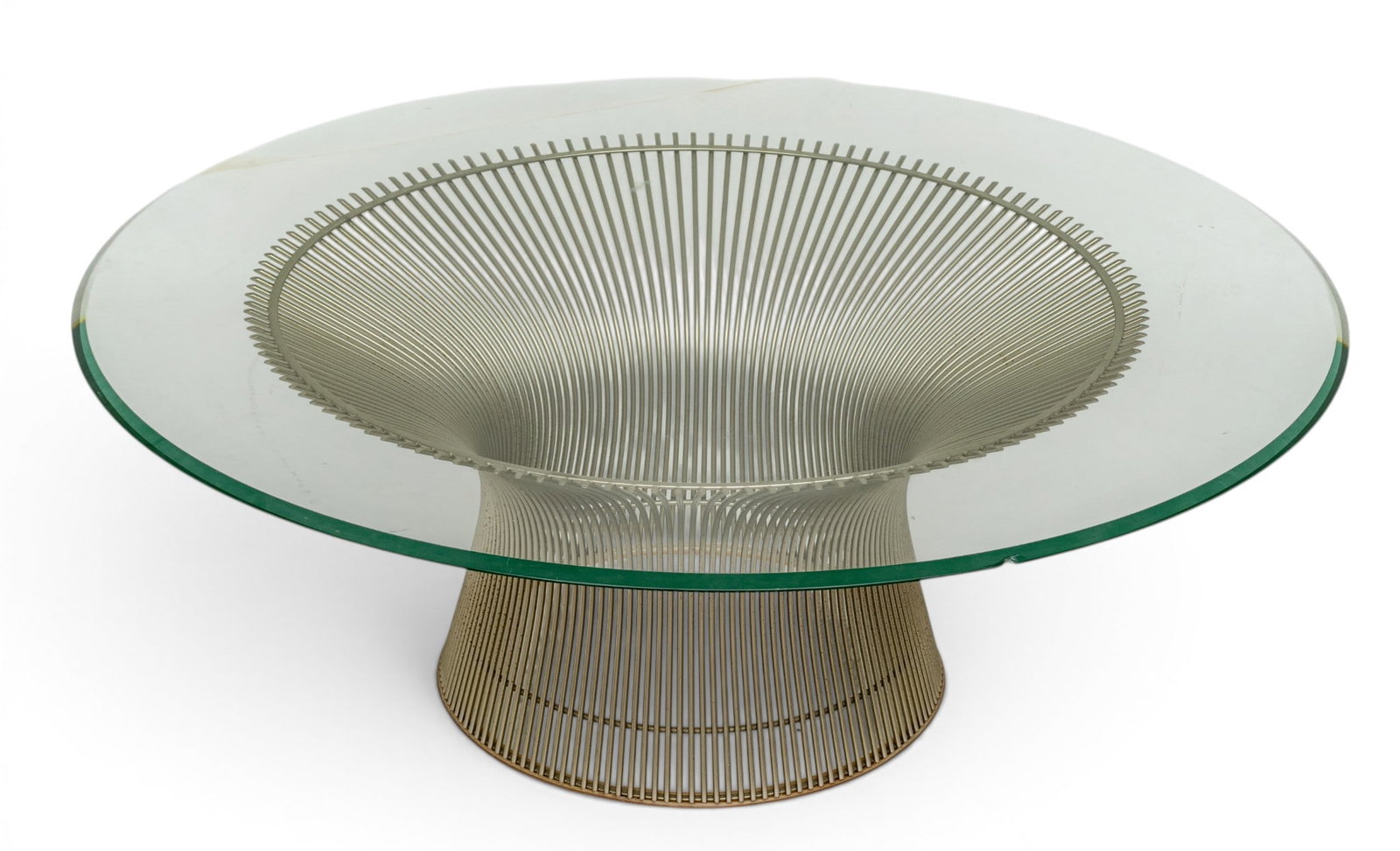 Warren Platner (American, 1919-2006) for Knoll Coffee Table H 14.5" Dia. 42" (1 of 6)