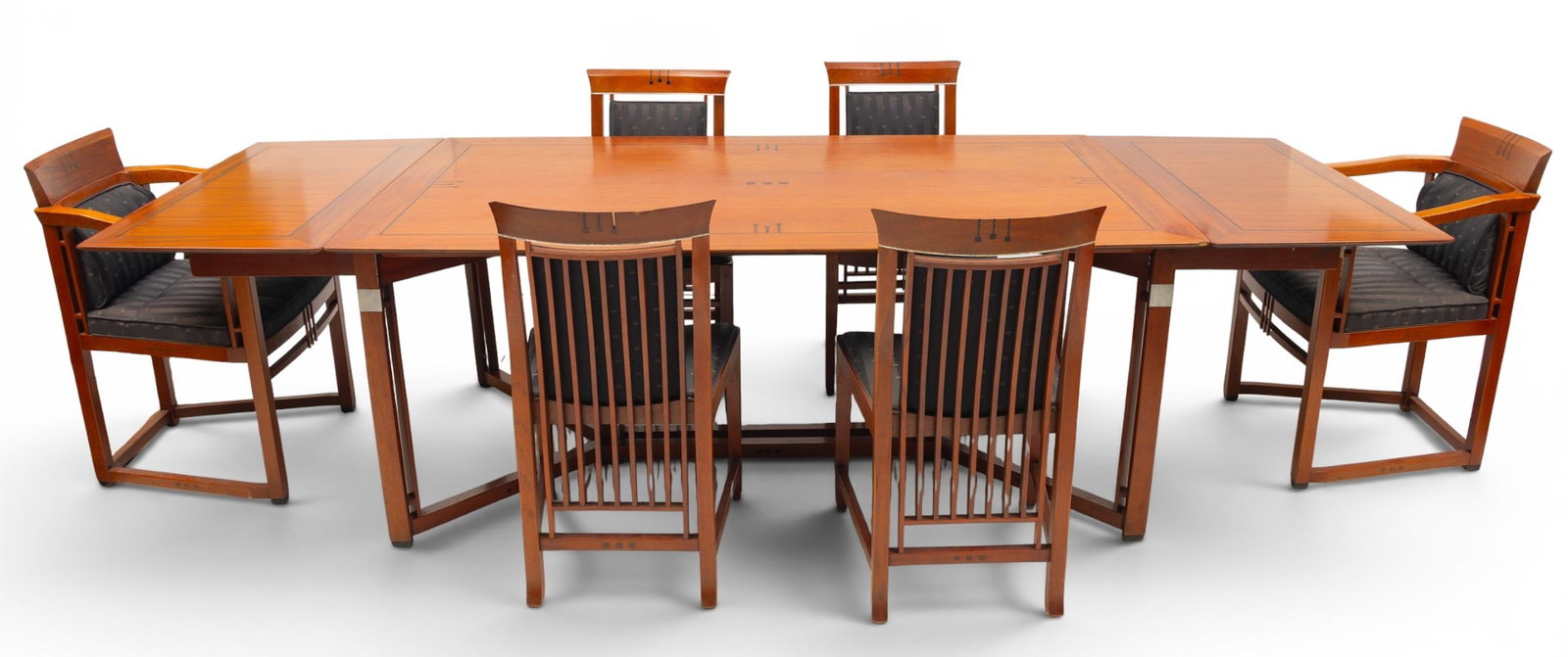 Schuitema Decoforma Art Deco Style Rosewood Dining Set 7 PCS (1 of 15)