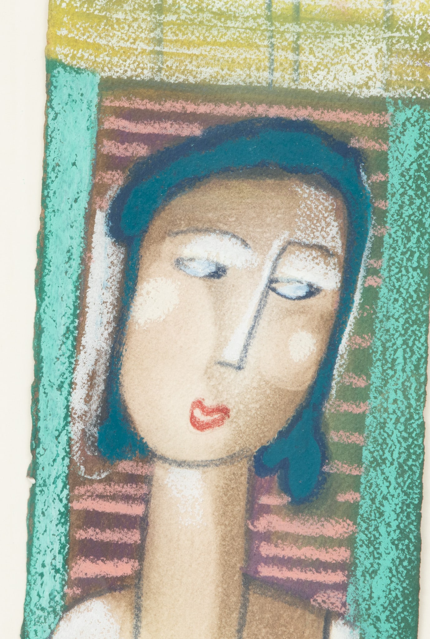 Lee Long Looi, (Malaysian, 1942-2025) 1987 Watercolor H 24" W 5" (1 of 4)