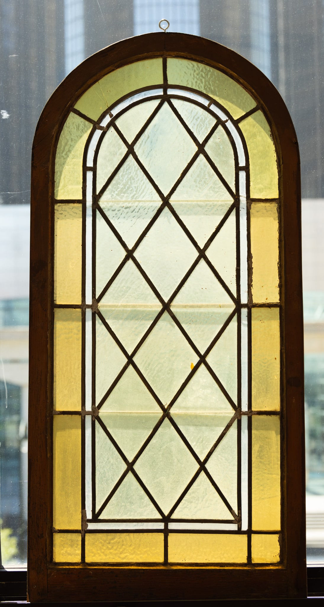First Unitarian Church Leaded Stained Glass Window H 40" W 19" (1 of 7)