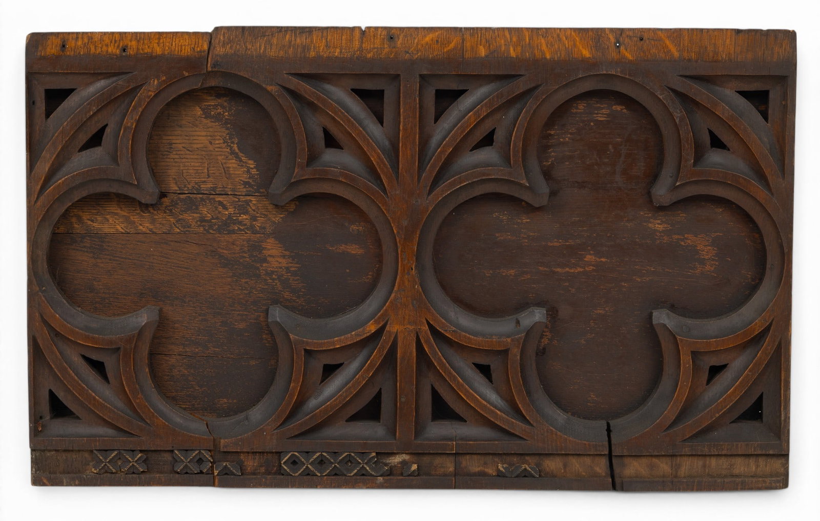 City of Detroit III Carved Oak Panel 1911 W 27" Depth 16" (1 of 5)