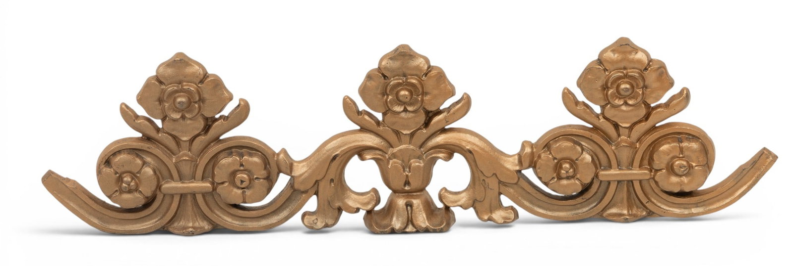 AmerCast Iron Floral & Leaf Designed Architectural Ornament Hudson's, Detroit H 6.5" W 25" Depth (1 of 5)