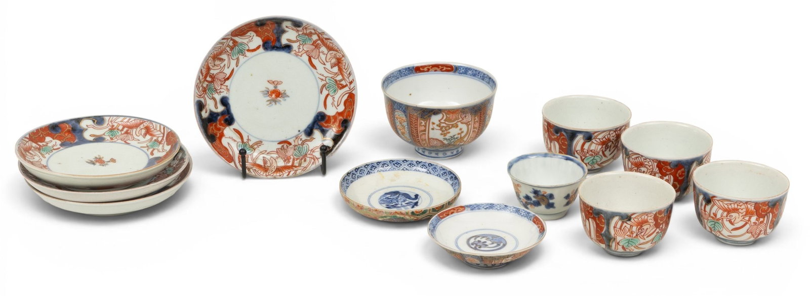 Imari Ware Porcelain Dishes, Ca. 19th/20th C., 12 PCS (1 of 8)