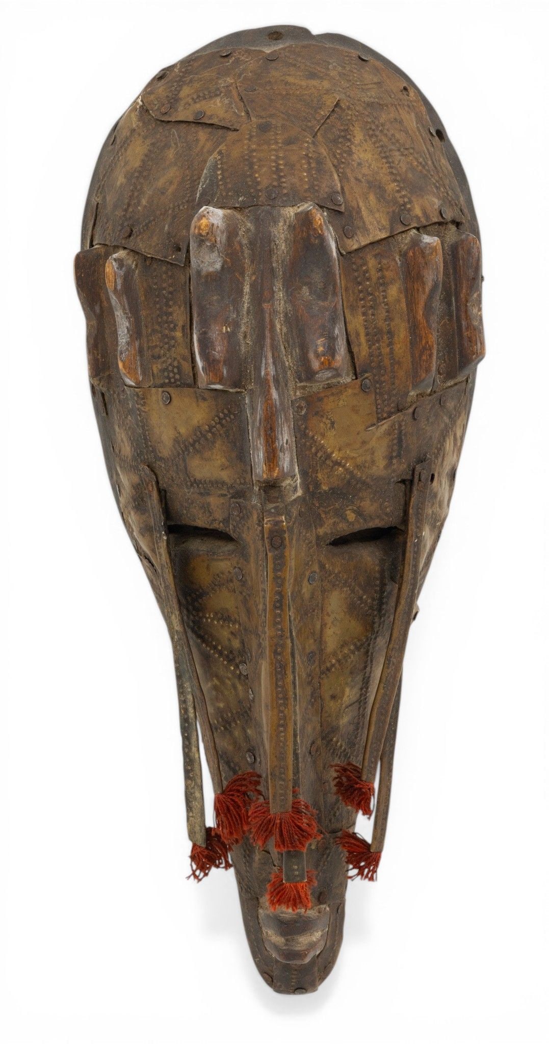 Marka (Mali) Metal and Wood Ngolo Mask (1 of 4)
