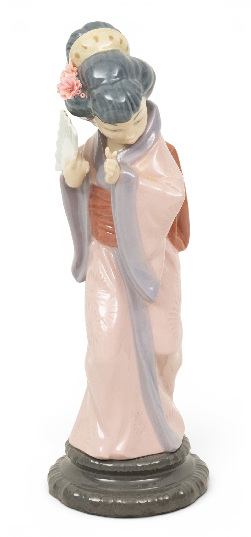Lladro (Spain) Porcelain Figure 'Timid Geisha', H 11" 1 PC (1 of 6)