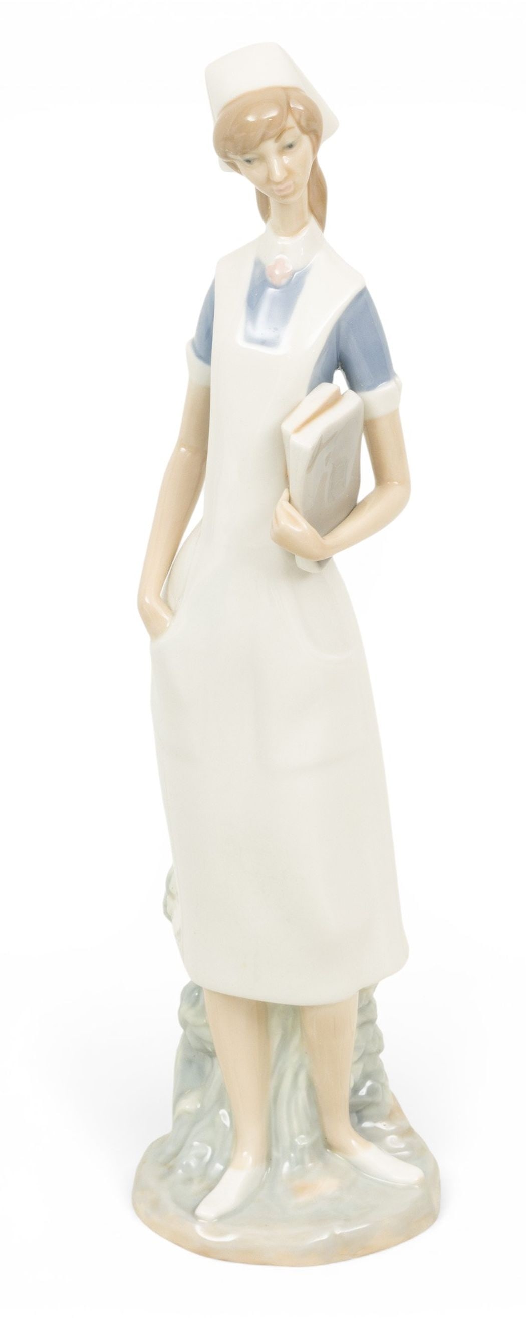 Lladro (Spain) Porcelain Figure 'Nurse', H 14" 1 PC (1 of 6)