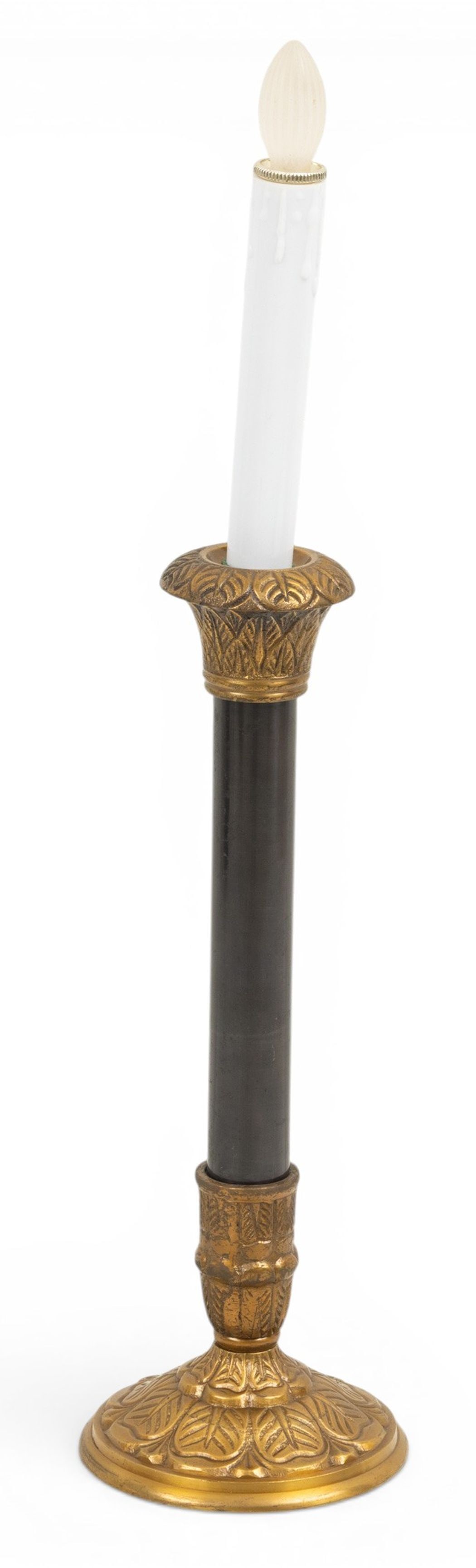 Modern Candlestick 20th Century, H 11" Dia. 4" (1 of 2)