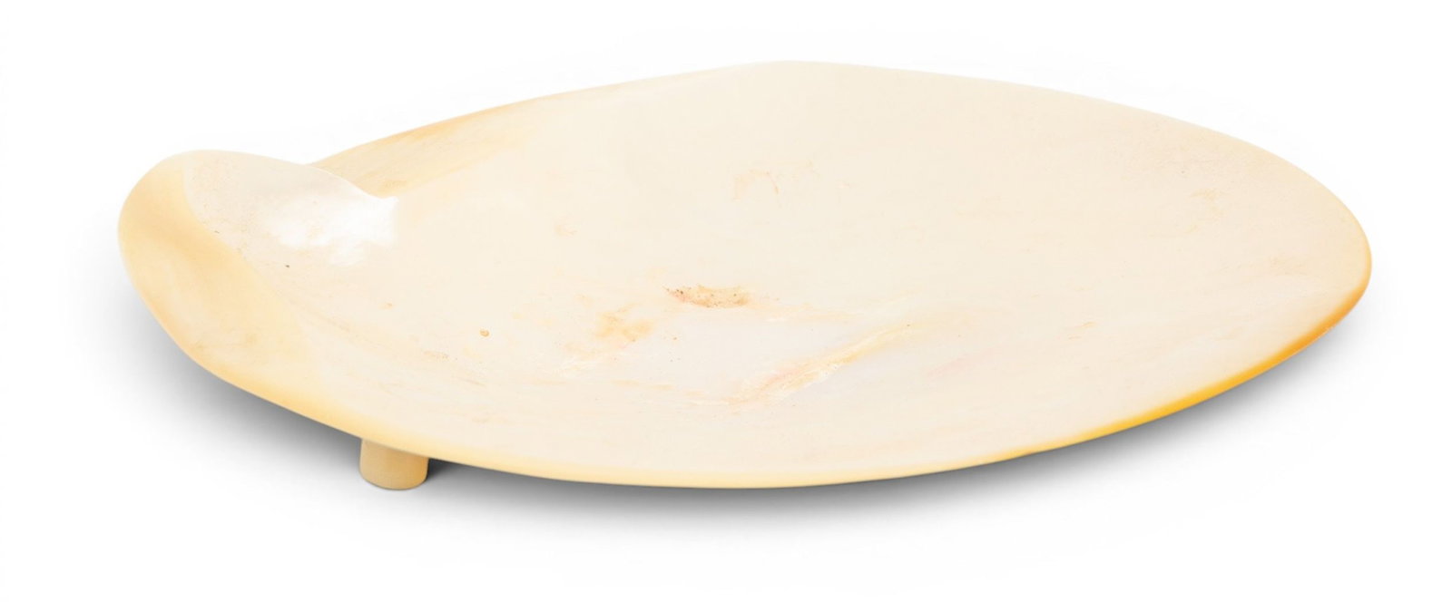 Mother of Pearl Footed Dish W 7" L 7" 1 PC (1 of 5)