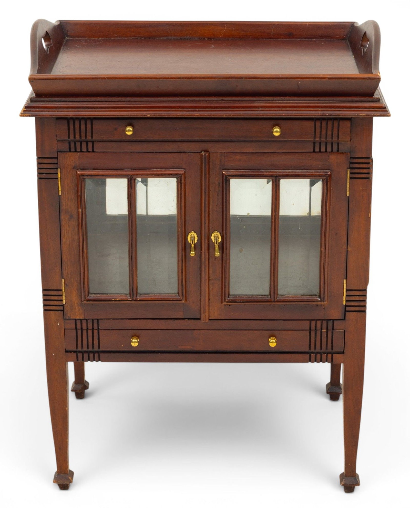 Wooden Small Cabinet on Legs H 35" W 26" Depth 19" (1 of 7)