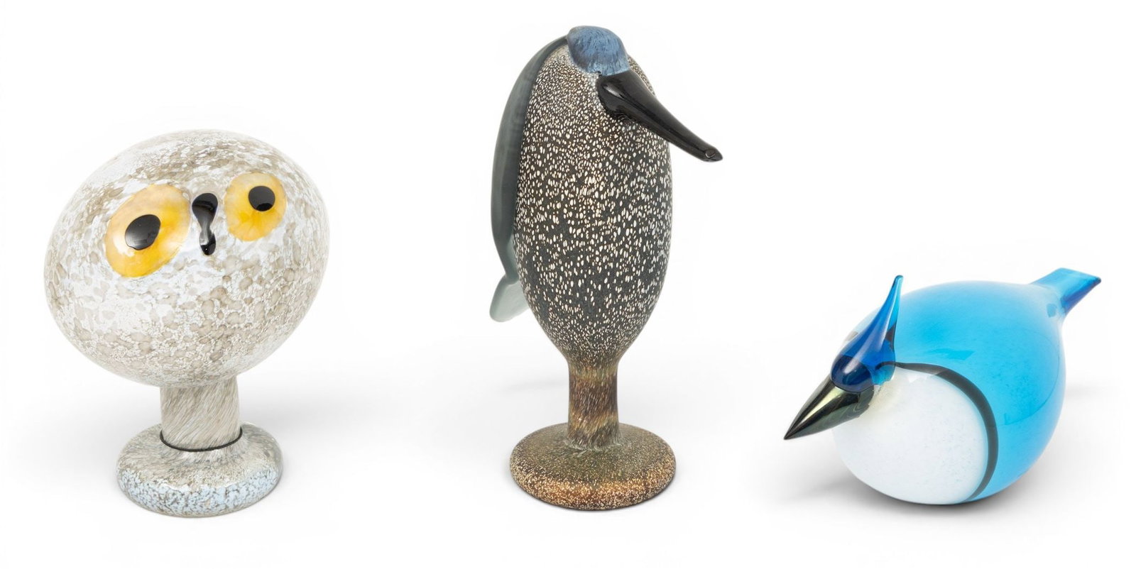 Oiva Toikka Blown Glass Birds 3 PCS (1 of 8)