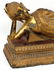 THAI GILT BRONZE FIGURE, BUDDHA IN PARINIRVANA - 2