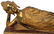THAI GILT BRONZE FIGURE, BUDDHA IN PARINIRVANA - 3