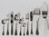 CHRISTOFLE 'PERLES' DINNER SET, 345 PCS, FOR 17 - 9