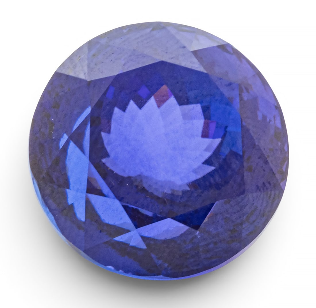 Modified Round Brilliant Cut 44.5ct Tanzanite Unmounted Gem 1 PC (1 of 14)