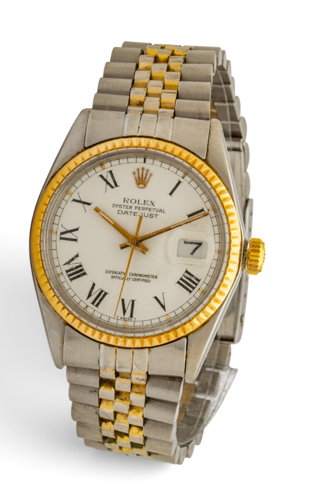 Rolex (Swiss) Oyster Perpetual Datejust 36 Stainless Steel Watch, Ca. 1980, Dia. 36mm (1 of 7)