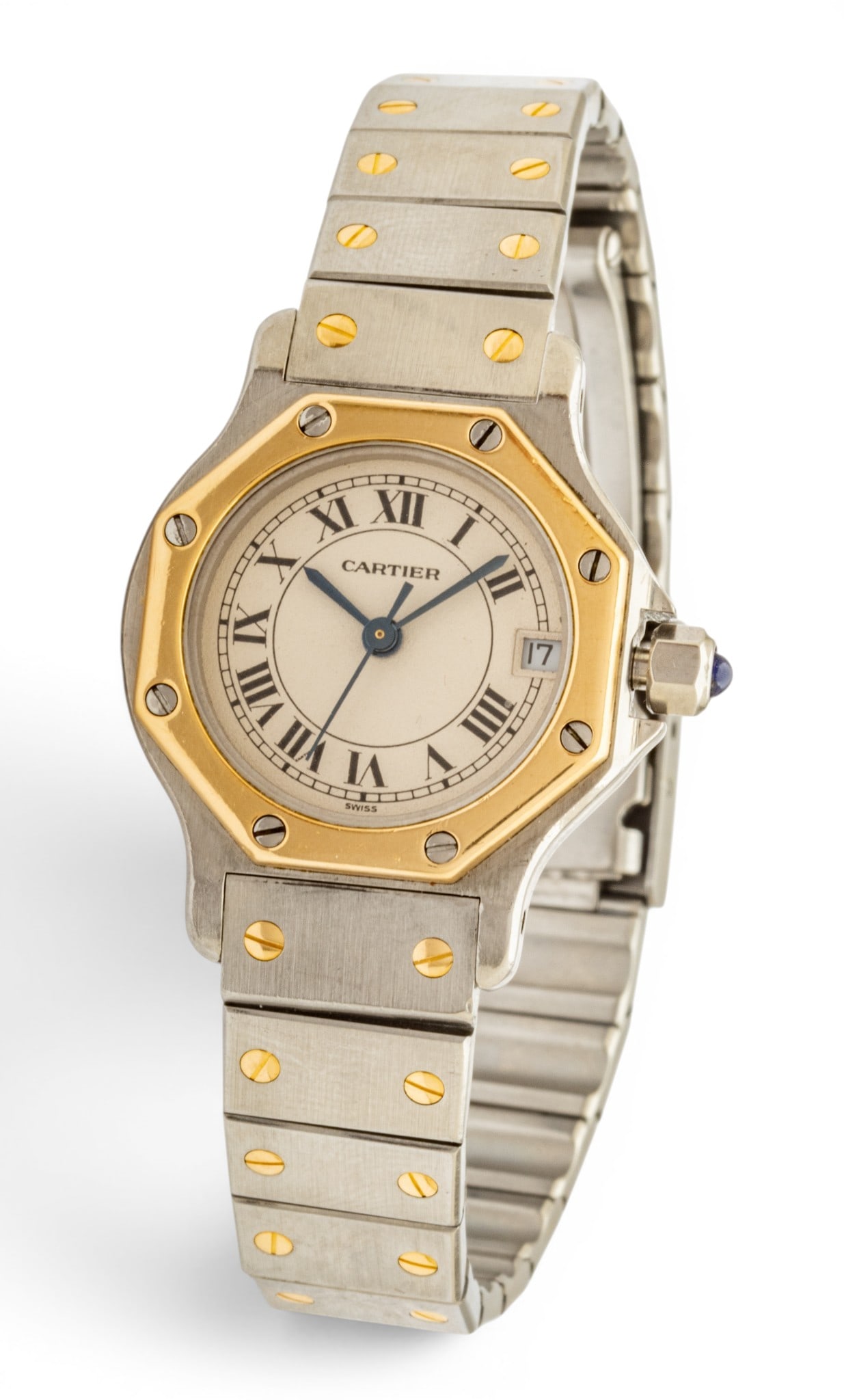 Cartier (French) Panthère De Cartier Stainless Steel Ladies Wristwatch 1989, Dia. 30mm: Cartier (French) Panthère De Cartier Stainless Steel Ladies Wristwatch 1989, Dia. 30mm Purchased 9/17/89 at les must de Cartier, Hamburg. Includes original paperwork. No box. Provenance: Gi