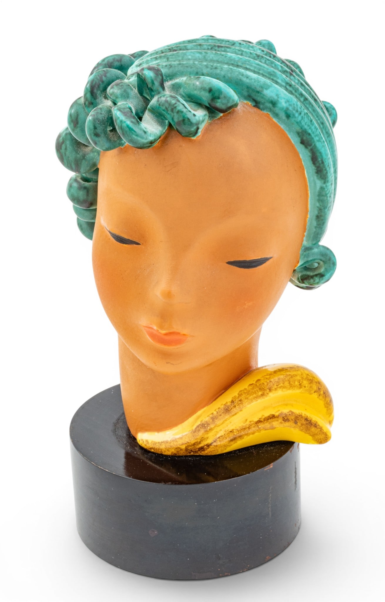 Rudolf Knörlein (Austrian, 1902-1982) for Goldscheider Manufactory Glazed Ceramic, Ca. 1933, (1 of 8)