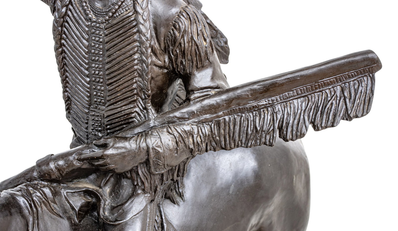 After Cyrus Edwin Dallin (American, 1861-1944) Monumental Bronze Sculpture 20th C., 'Chief - 14