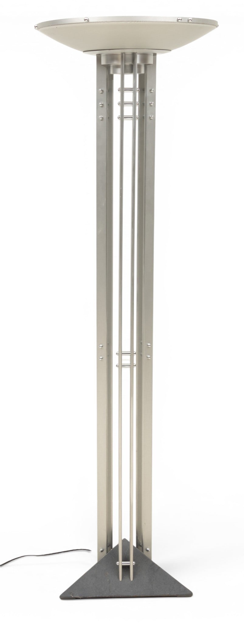 Robert Sonneman (American, B. 1943) for George Kovacs Lighting Postmodern Chrome Finish Halogen (1 of 2)