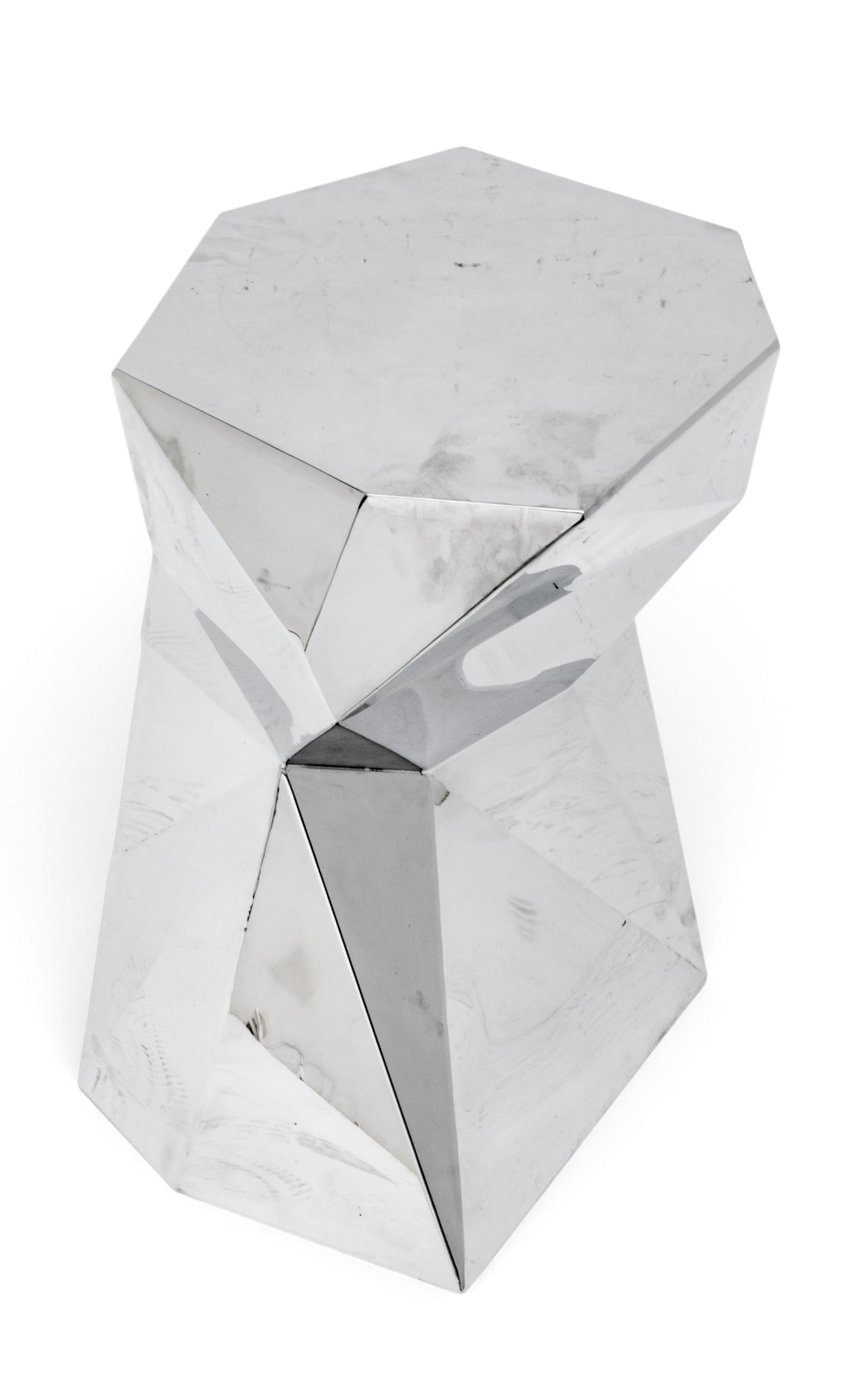 Modern Stainless Steel Stand, Made in China H 18" W 15" 1 PC (1 of 7)