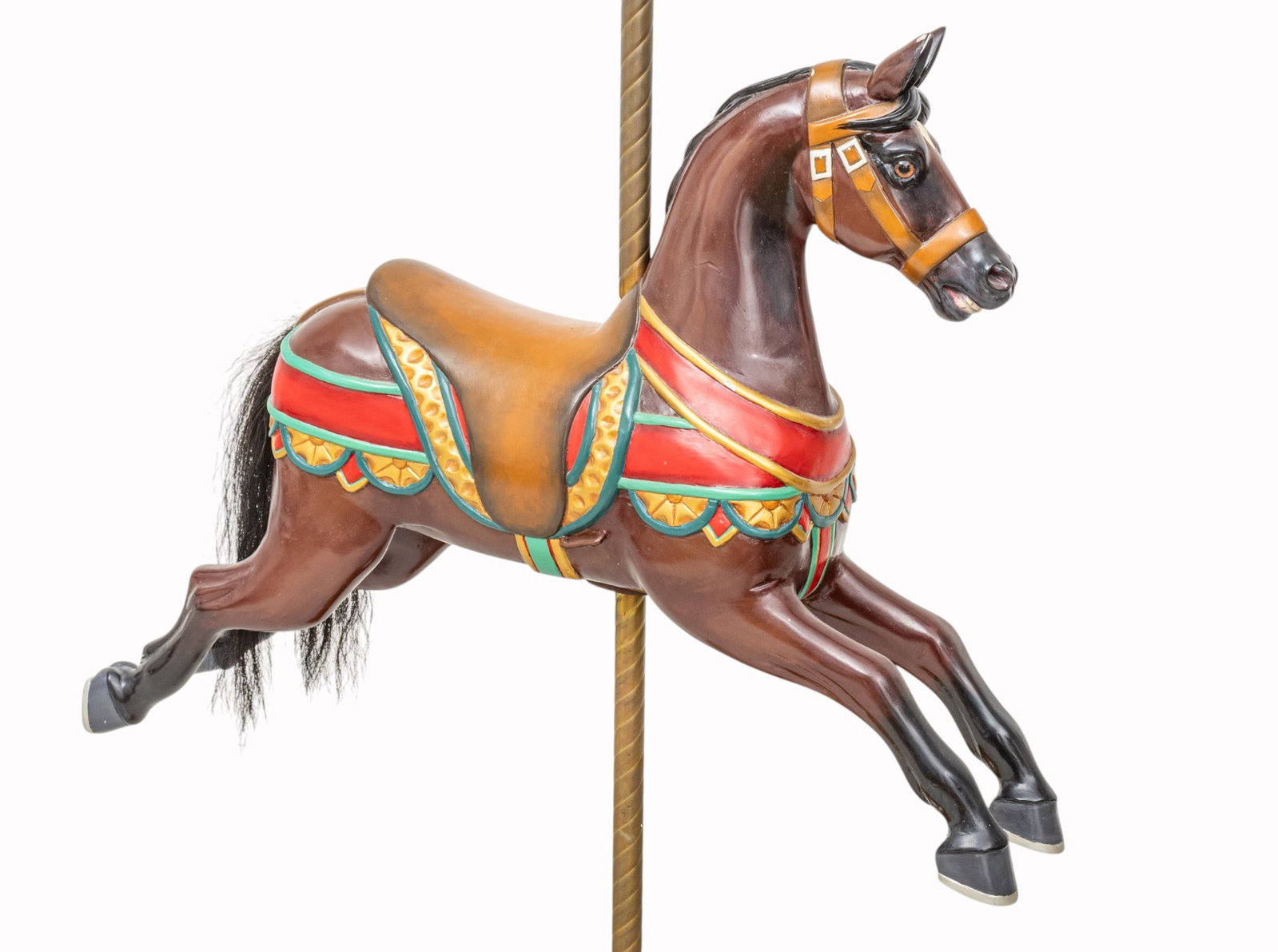 Friedrich Heyn (German, 1870-1959) Carved Painted Wood Carousel Colt, Ca. 1890, 'Nova Baby Horse' (1 of 10)