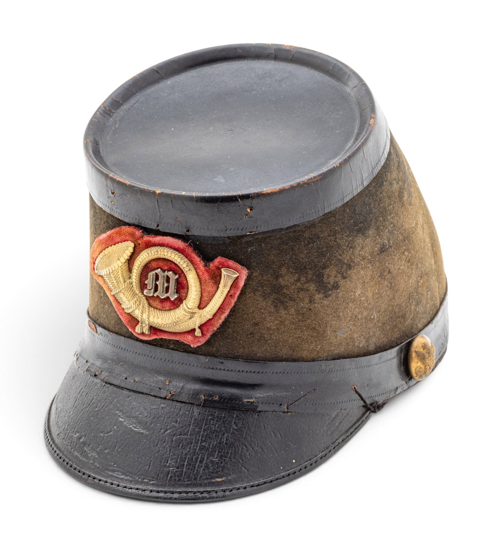 Civil War Era United States Marine Corps Pattern 1859 Enlisted Man's Shako by Bent & Bush, (1 of 9)