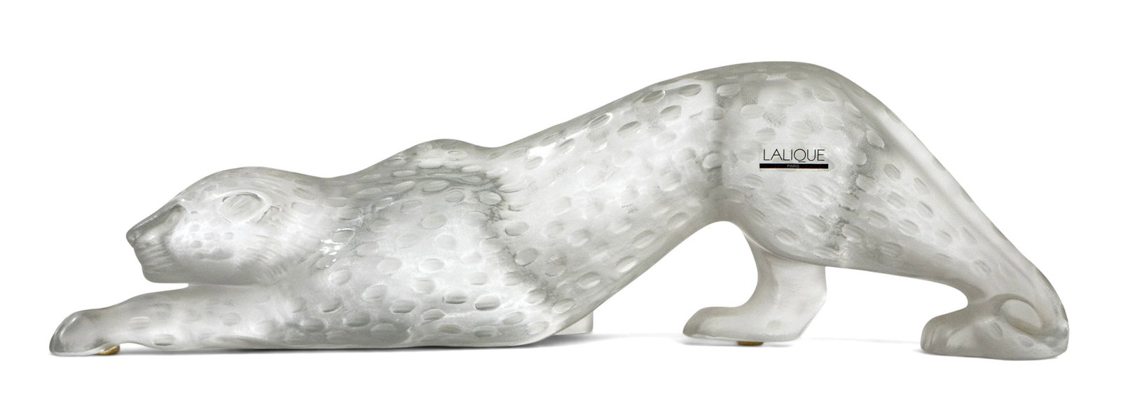 Lalique (France) Zeila Crystal Panther H 4.5" L 14.5" 1 PC (1 of 7)