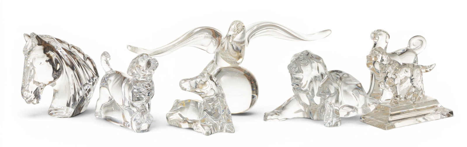 Steuben, Baccarat, Waterford, Ralph Lauren Crystal Animals 7 PCS (1 of 11)