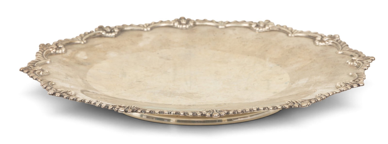 Reed & Barton (American) Sterling Silver Petit Fours Serving Tray 'Model 730', Dia. 11.75" 25 t oz (1 of 4)