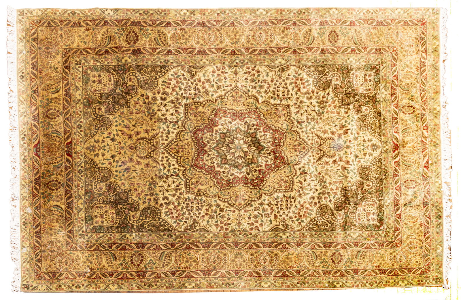 Oushak (Persian) Oriental Rug All Wool, Hand Woven W 8' 9" L 11' 10" (1 of 9)
