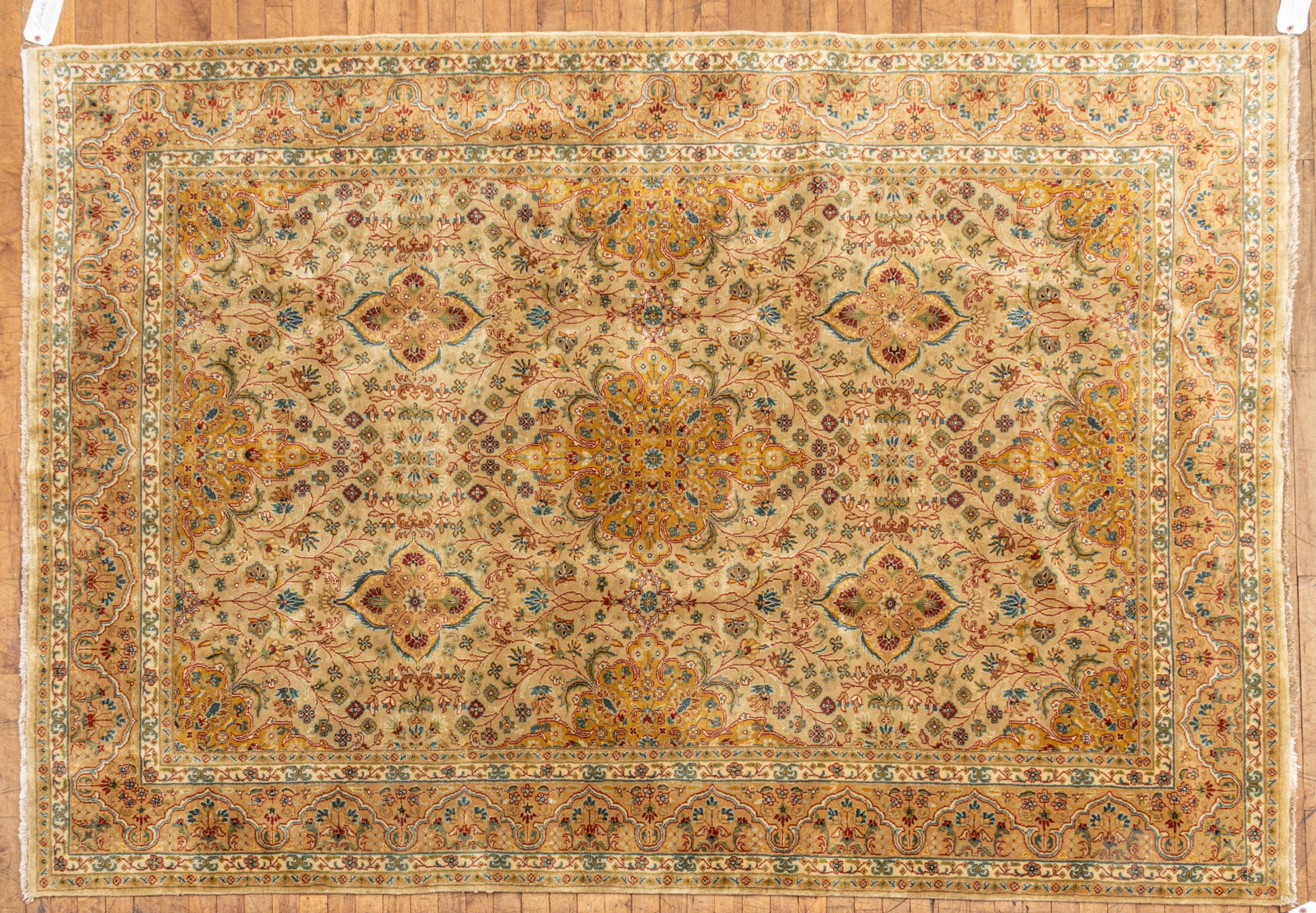 Oushak (Persian) Oriental Rug 1950, W 6' 1" L 8' 9" (1 of 7)