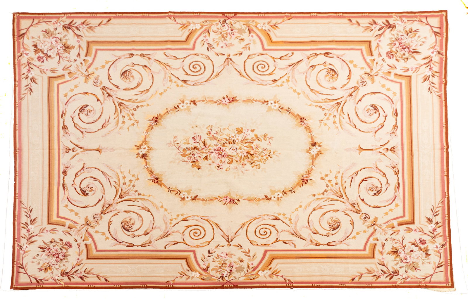 Aubusson Design Tapestry 20th Cent., W 8' L 11' (1 of 6)