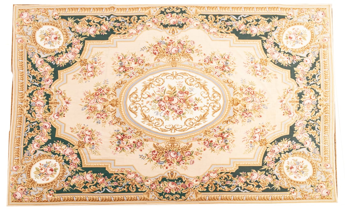 Aubusson Design Tapestry 20th Cent., W 8' L 11' 3" (1 of 6)